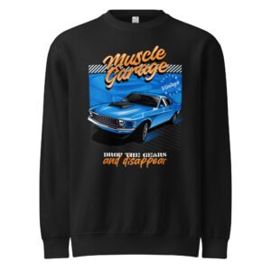 Drop the Gears and Disappear Premium Sweatshirt – Muscle Garage Edition | IronLane