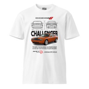 Dodge Challenger SRT Hellcat Premium Tee – Demon 840 HP Heritage | IronLane